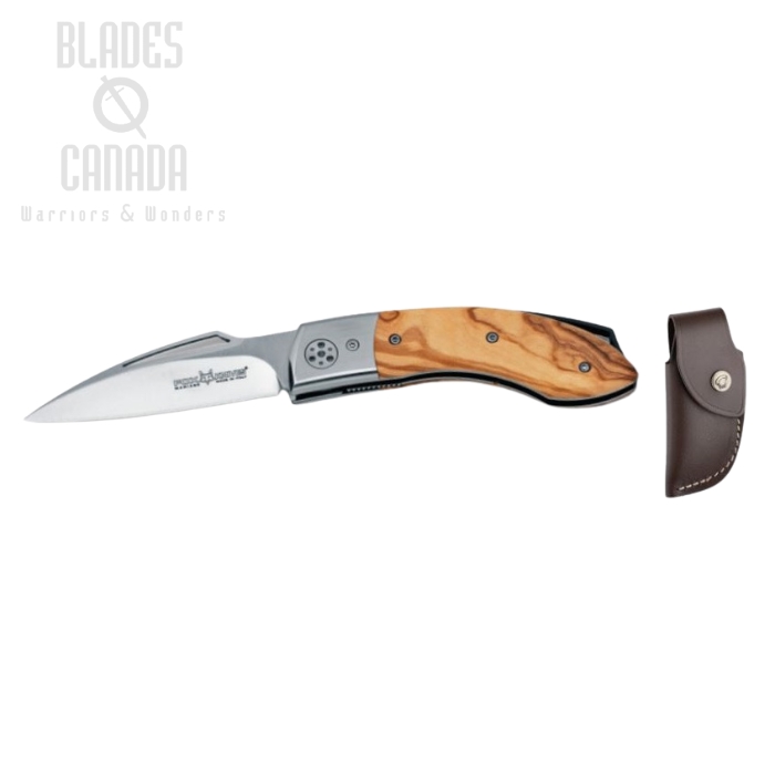 (image for) Fox Italy Dream Catcher Folding Knife, N690, Olive Wood, 440 OL
