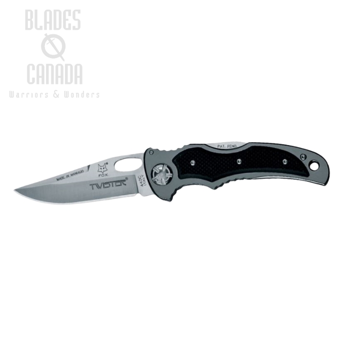 (image for) Fox Italy Twister Folding Knife, 440C, Aluminum, 454G10