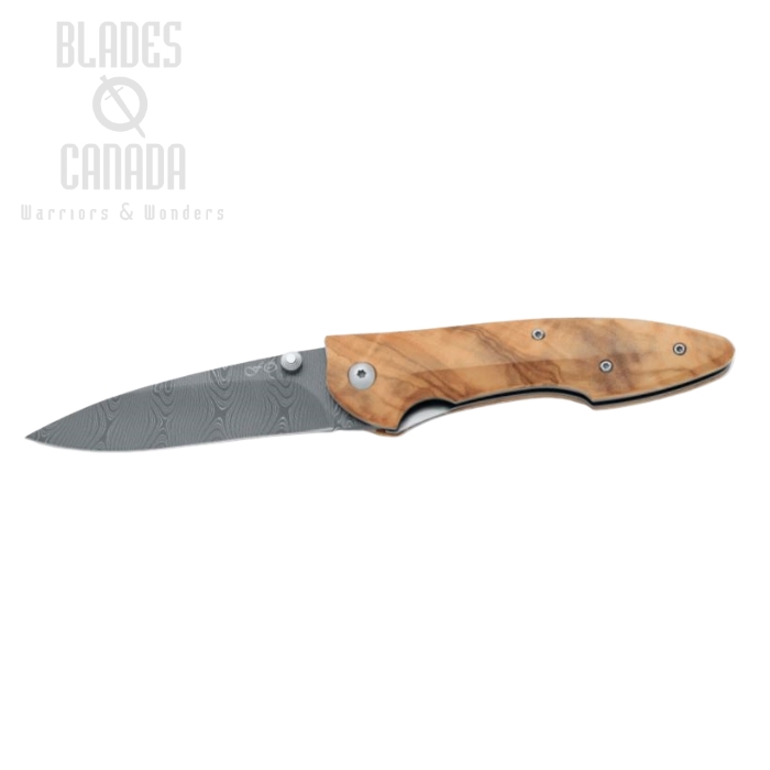 (image for) Fox Italy Elishewitz, Damascus Blade, Olive Wood, 456/2DOL