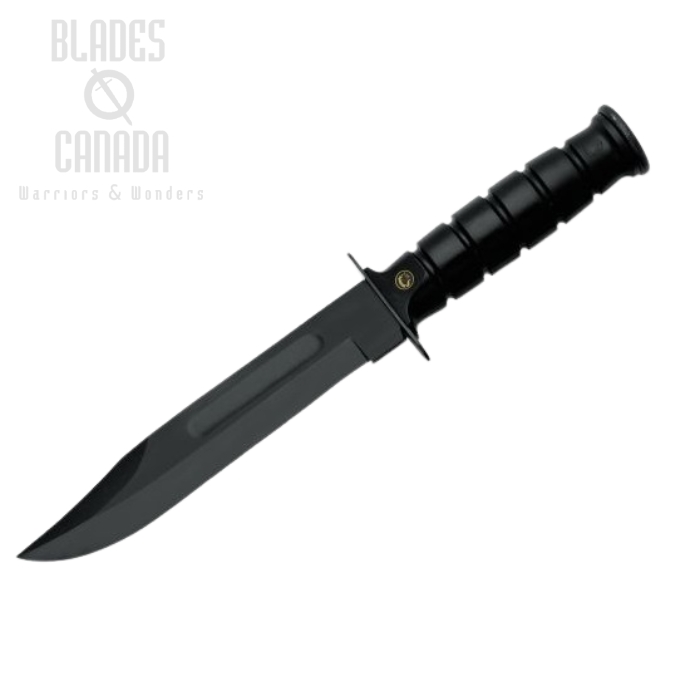 (image for) Fox Italy Military Defender Fixed Blade Knife, C70, Leather Sheath, 691/18