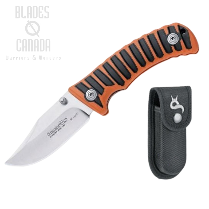 (image for) BlackFox BF-131OR Folding Knife, 440C, Orange Handle, BF-131 OR
