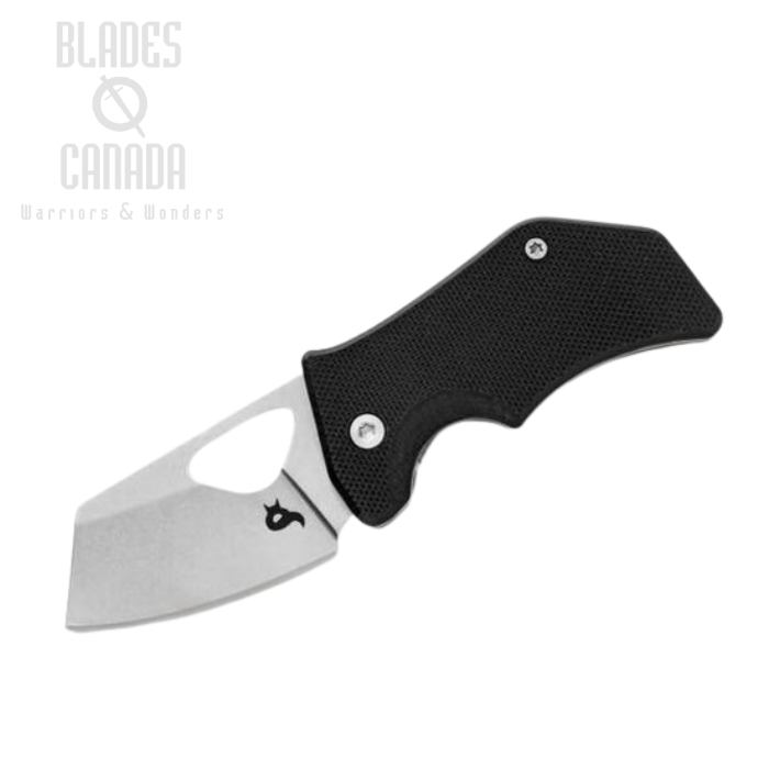 (image for) BlackFox Kit Black Compact Framelock Folding Knife, 440C, G10 Black, BF-752