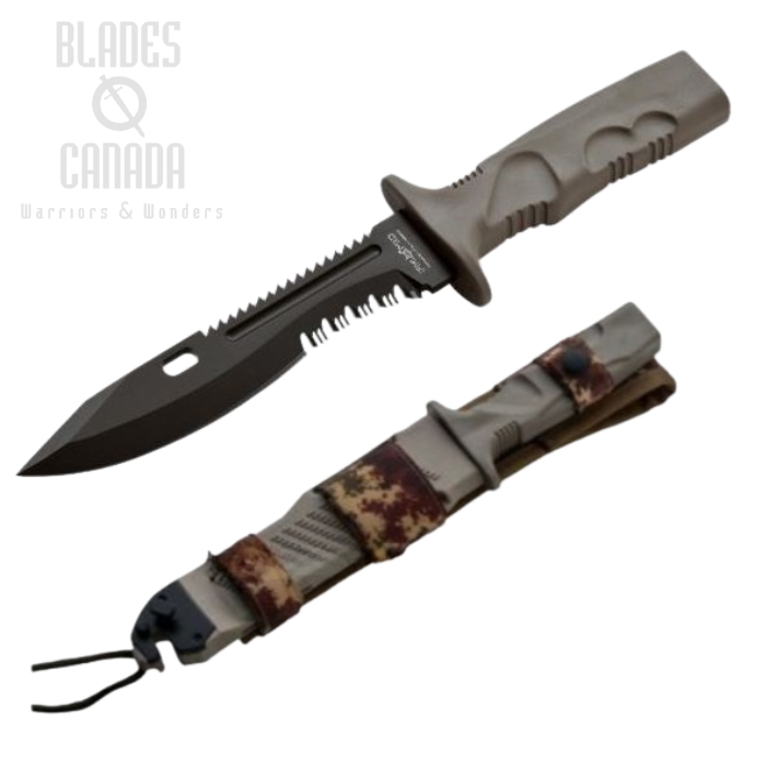(image for) Fox Italy Leonida Survival Fixed Blade Knife, N690, FX-0171106
