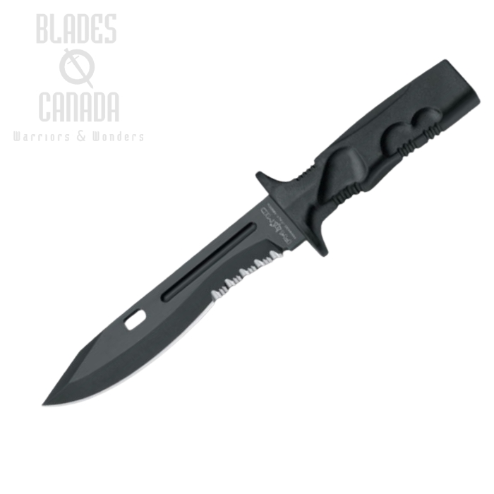 (image for) Fox Italy FKMD Leonida Combat Surviva Fixed Blade Knifel, N690, MOLLE FRN/Nylon Sheath, FX-0171107