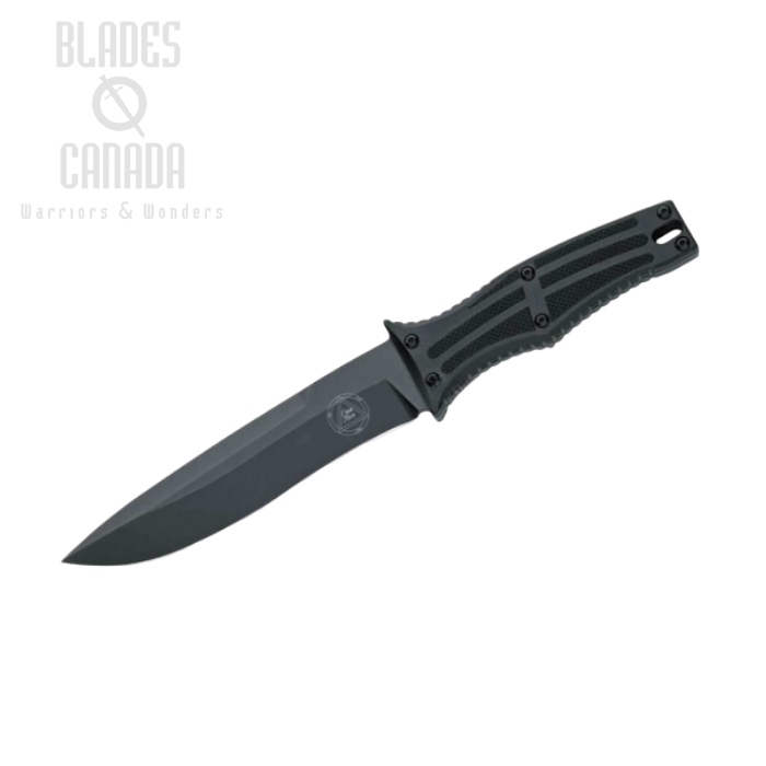 (image for) Fox Italy Spear Tech Fixed Blade Knife, N690 Black, G10 Black, FX-0171112