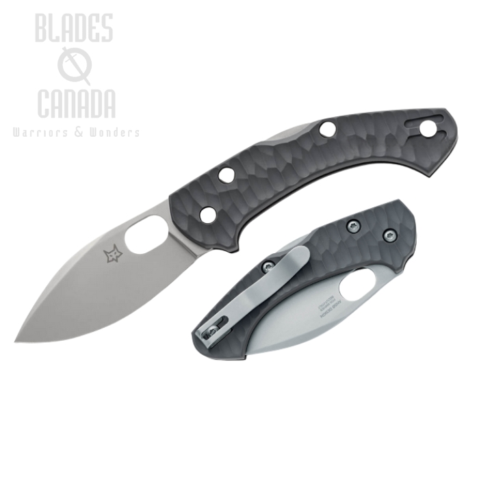 (image for) Fox Italy Zero 2.0 Desert Warrior Folding knife, Stainless Steel, FRN Wolf Grey, FX-311 GY