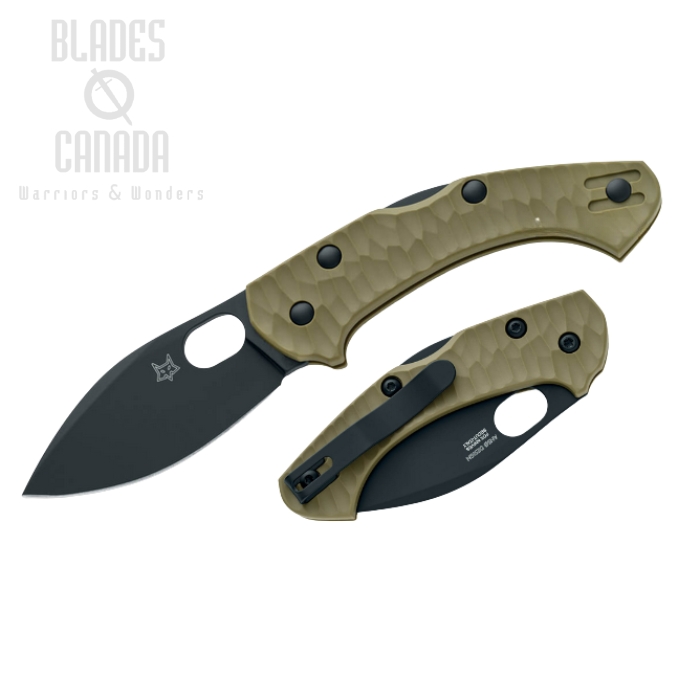 (image for) Fox Italy Zero 2.0 Desert Warrior, Stainless Black, FRN OD Green, FX-311 OD