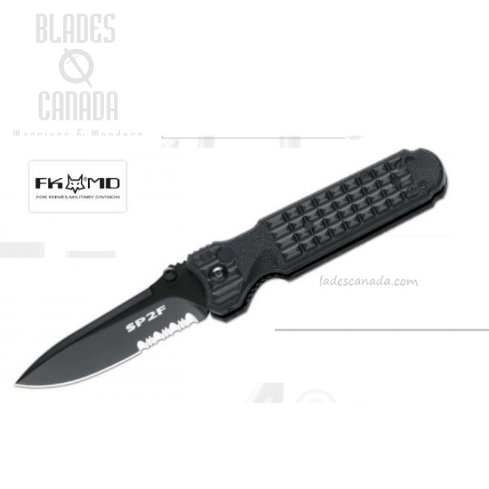 (image for) Fox Italy FKMD Predator II Folding Knife, N690, FX-446 B