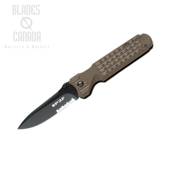 (image for) Fox Italy Predator II 2F Folding Knife, N690, OD Green, FX-446 ODS
