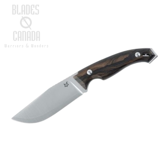 (image for) Fox Italy Octopus Vulgaris Fixed Blade Knife, Clad Steel, Leather Sheath, FX-510W