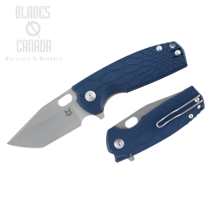 (image for) Fox Italy Core Flipper Folding Knife, N690, FRN Blue, FX-612 BLS
