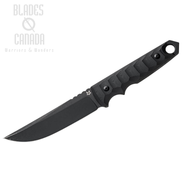 (image for) Fox Italy Ryu Tactical Fixed Blade Knife, Niolox Steel Tanto, G10, Kydex Sheath, FX-634