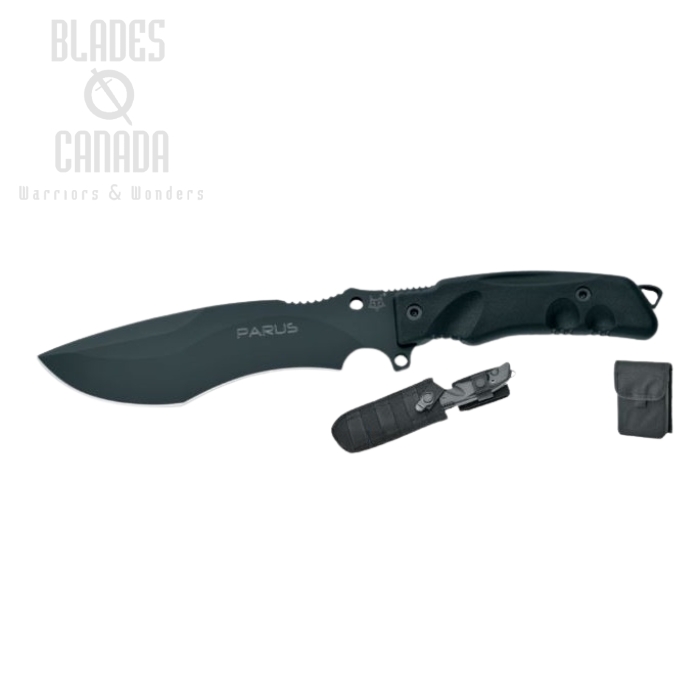 (image for) Fox Italy FKMD Parus Fixed Blade Knife, N690, Survival Kit, Nylon Sheath, FX-9CM06