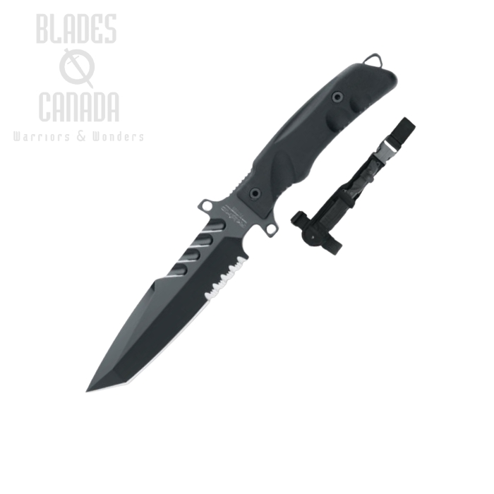 (image for) Fox Italy FKMD Fighting Utility Fixed Blade Knife, N690, MOLLE Nylon Sheath, FX-G2B