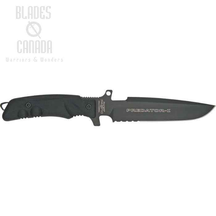 (image for) Fox Italy Predator Fighting Bowie Fixed Blade Knife, N690Co, Nylon Sheath, FX-G3B