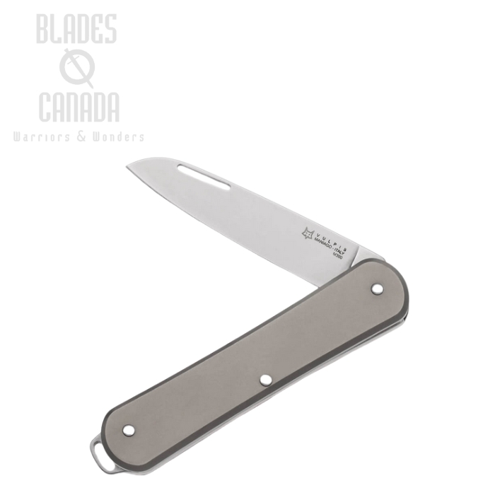 (image for) Fox Italy Vulpis 130 TI Slipjoint Folding Knife, M390, Titanium, FX-VP130 TI