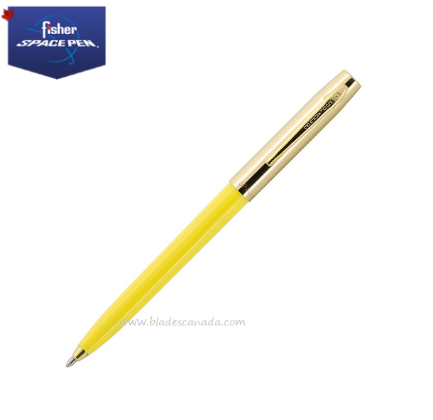 Fisher Space Pen Apollo Pen, Yellow/Gold, FP775G-Y