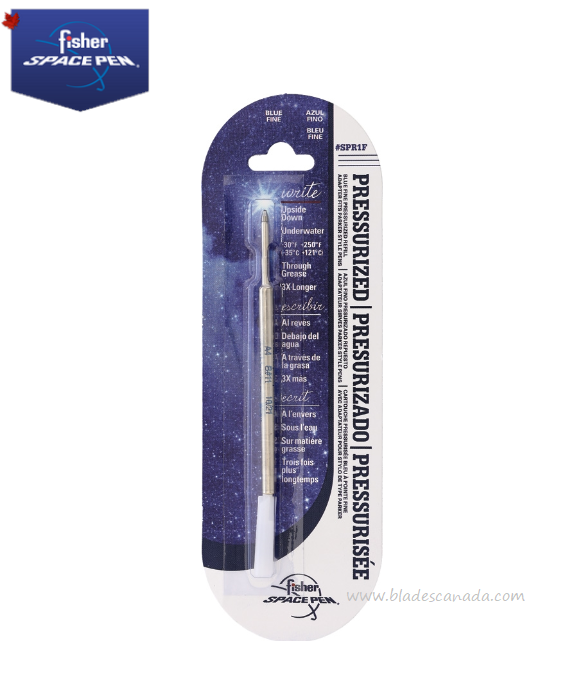 Fisher Space Pen Refill, Fine Ink Blue, FPSPR1F - Click Image to Close