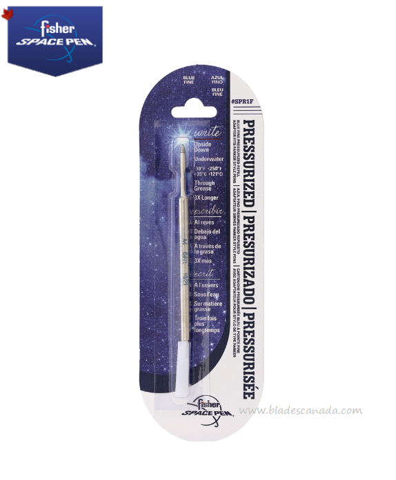 Fisher Space Pen Refill, Fine Ink Blue, FPSPR1F