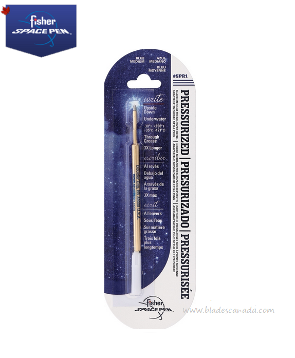 Fisher Space Pen Refill, Medium Ink Blue, FPSPR1 - Click Image to Close