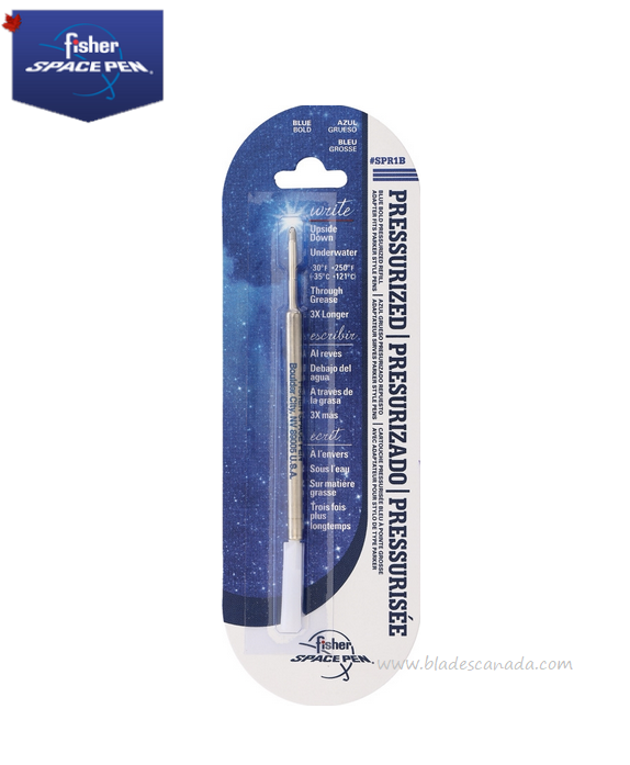 Fisher Space Pen Refill, Bold Ink Blue, FPPR1B - Click Image to Close
