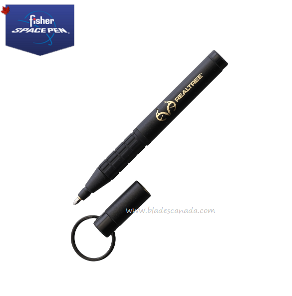 Fisher Space Pen Trekker Keyring Pen, Black Realtree, FP725BRT