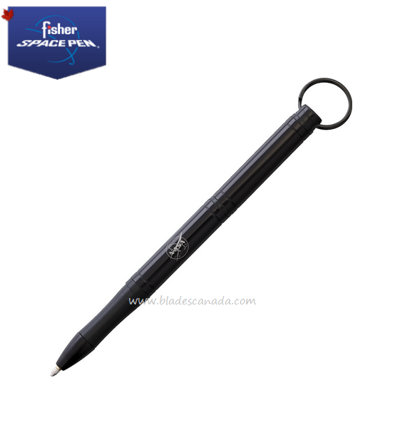 Fisher Space Pen Backpacker Pen, Matte Black w/NASA Design, FPBP/B-NASAMB