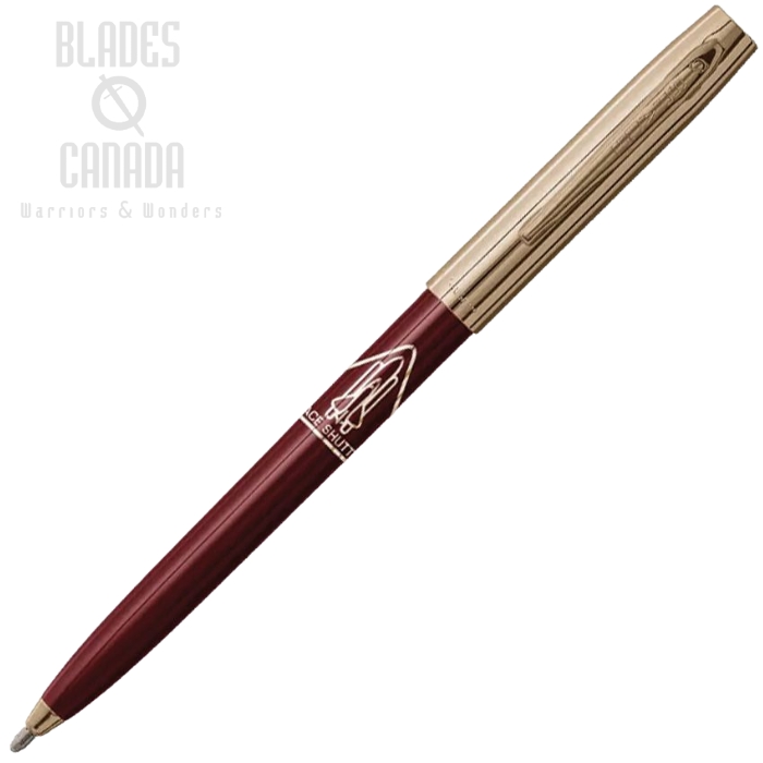 (image for) Fisher Space Pen Cap-O-Matic Pen, Burgundy/Gold Cap, Medium Point, S294G-BURG