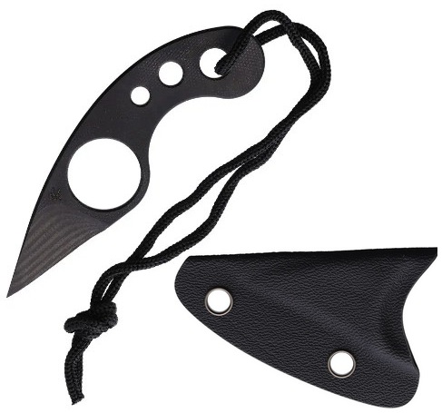 Fred Perrin La Griffe Fixed Blade Knife, G10 Black, FRDGG10