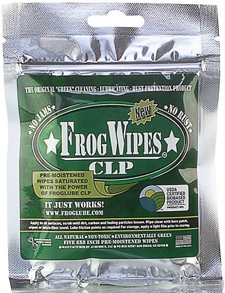 FrogLube 14936 CLP Treated Wipes 5-Pack - Click Image to Close