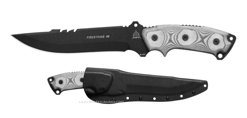 TOPS FS45 Firestrike w/Kydex Sheath - Click Image to Close