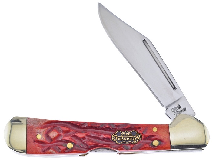 Frost Cutlery Jigged Bone Folding Knife, FSW165CJB