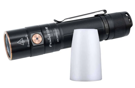 Fenix E35R Rechargeable Flashlight + AOD-S V2.0 Promo, Black - 3,100 Lumens