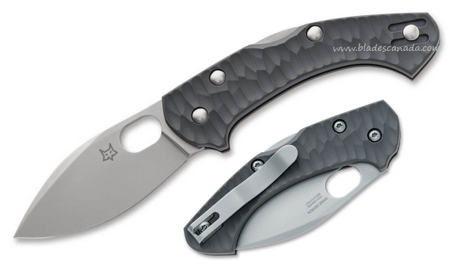 Fox Italy Zero 2.0 Desert Warrior Folding knife, Stainless Steel, FRN Wolf Grey, 01FX1064