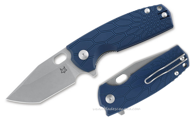Fox Italy Core Flipper Folding Knife, N690, FRN Blue, FX-612 BLS