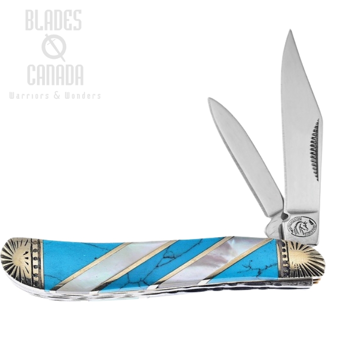 Frost Silverhorse SHS-107TURMP Peanut - MOP Turquoise (image for) Frost Silverhorse SHS-107TURMP Peanut - MOP Turquoise
