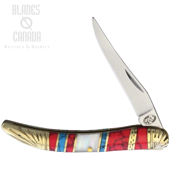 Frost Silverhorse SHS-109RBW Toothpick - Turquoise, Red, MOP (image for) Frost Silverhorse SHS-109RBW Toothpick - Turquoise, Red, MOP