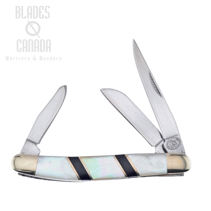 Frost Silverhorse SHS-509BMOP Stockman - Onyx & MOP (image for) Frost Silverhorse SHS-509BMOP Stockman - Onyx & MOP