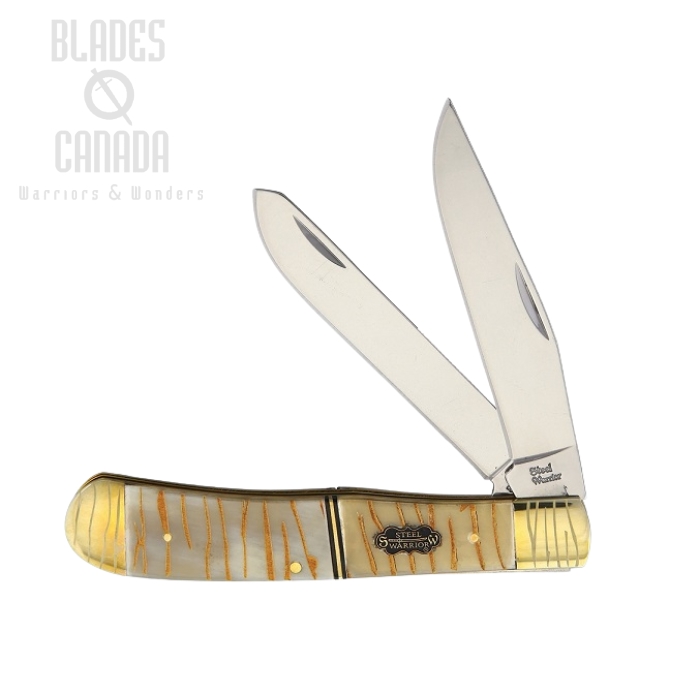 Frost Steel Warrior SW-108LTG Trapper - Tiger Striped Bone (image for) Frost Steel Warrior SW-108LTG Trapper - Tiger Striped Bone