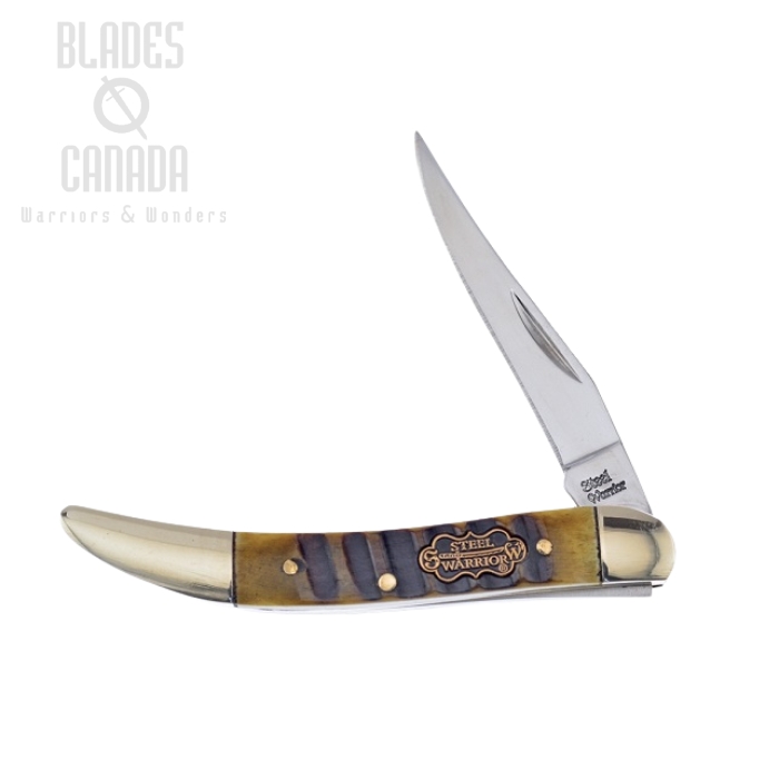 Frost Steel Warrior SW-109BRJS Toothpick - Chainsaw Jigged Bone (image for) Frost Steel Warrior SW-109BRJS Toothpick - Chainsaw Jigged Bone