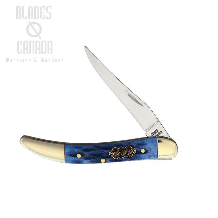 Frost Steel Warrior SW-109DBJB Toothpick - Blue Jogged Bone (image for) Frost Steel Warrior SW-109DBJB Toothpick - Blue Jogged Bone