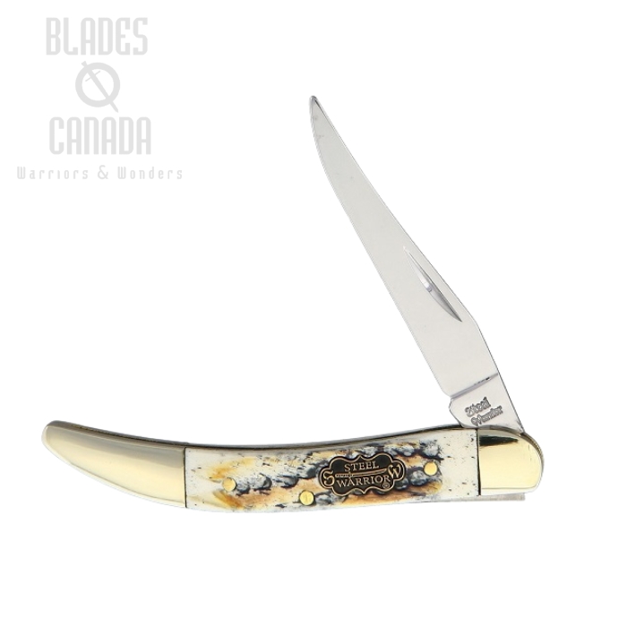 Frost Steel Warrior SW-109WABS Toothpick - Aged Winter Jigged Bone (image for) Frost Steel Warrior SW-109WABS Toothpick - Aged Winter Jigged Bone