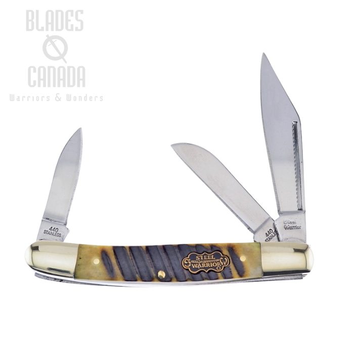 Frost Steel Warrior SW-112BRJS Wrangler - Chainsaw Jigged Bone (image for) Frost Steel Warrior SW-112BRJS Wrangler - Chainsaw Jigged Bone