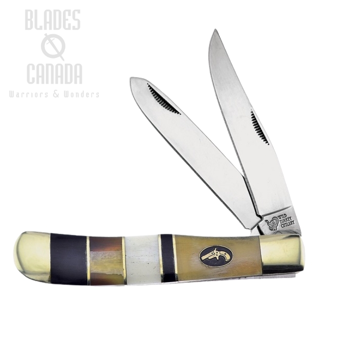 Frost Wild Turkey WTC-108SBH Trapper - Ox & Buffalo Horn (image for) Frost Wild Turkey WTC-108SBH Trapper - Ox & Buffalo Horn