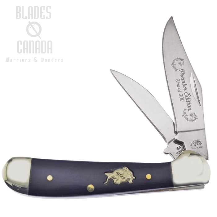 Frost Copperhead Folder, Buffalo Horn Handle, FBDG104CBH (image for) Frost Copperhead Folder, Buffalo Horn Handle, FBDG104CBH
