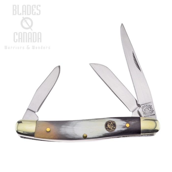 Frost Crowing Rooster CR-509OX Stockman - Ox Bone (image for) Frost Crowing Rooster CR-509OX Stockman - Ox Bone