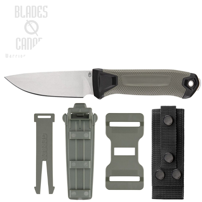 (image for) Gerber StrongArm Fixed Blade Knife, 420HC SW, GFN Foliage, Foliage Sheath, G1069261