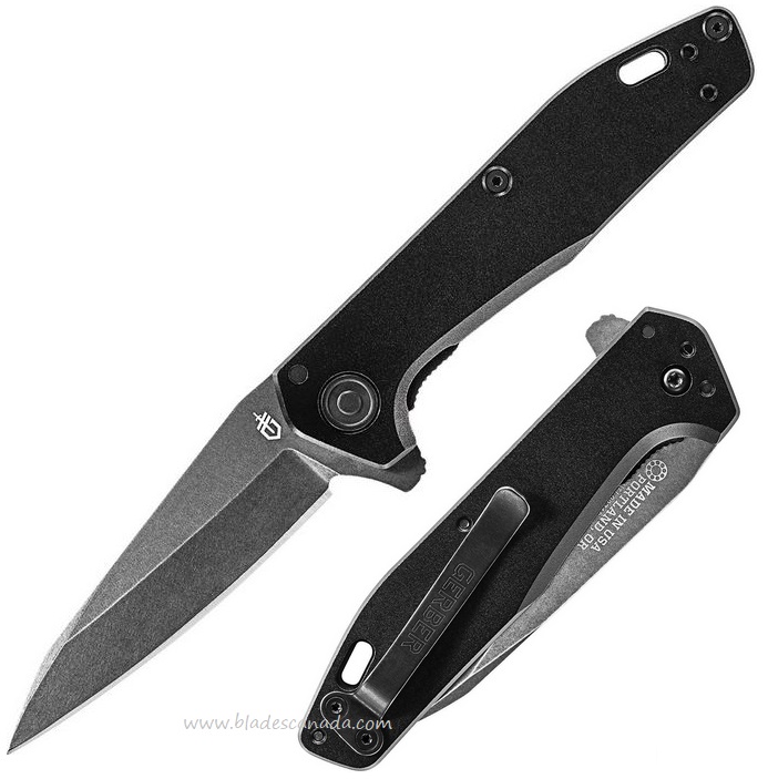 Gerber Fastball Flipper Folding Knife, CPM S30V, Aluminum Black, G1612 - Click Image to Close