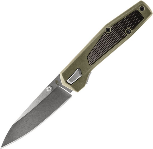 Gerber Fuse Folding Knife, Stainless SW, GFN Black/Green, G1875