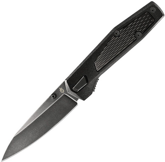 Gerber Fuse Folding Knife, Stainless Black SW, GFN Black, 30001874